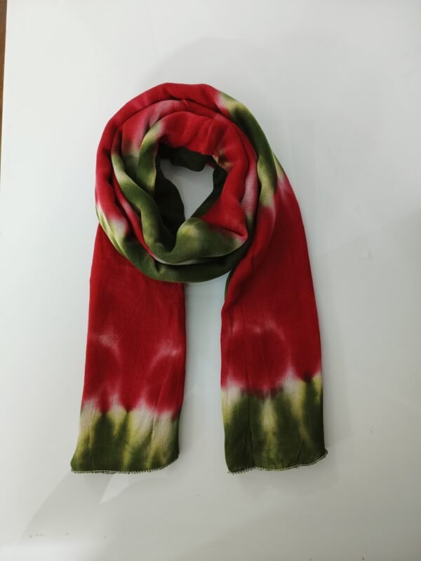 minty watermelon scarf