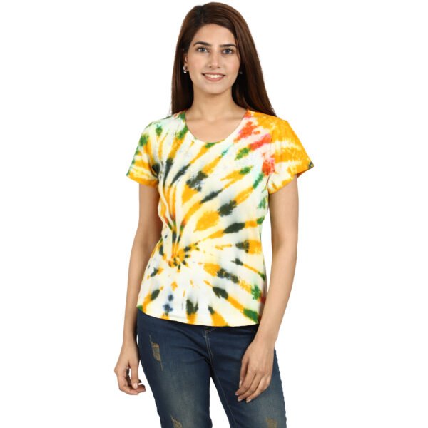Heather tie dye tee