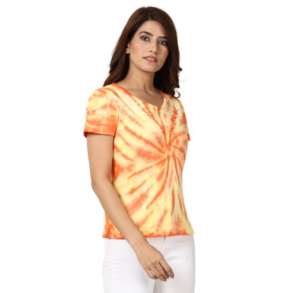 marigold spiral  tee