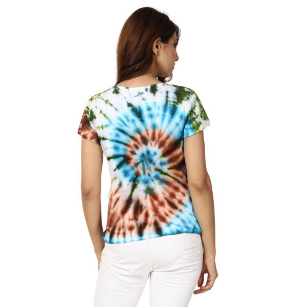 Girls Mint tie dye tee