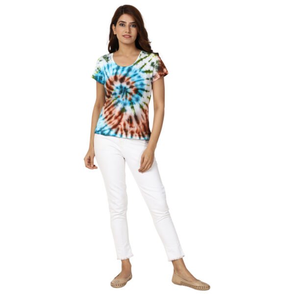 Girls Mint tie dye t-shirt