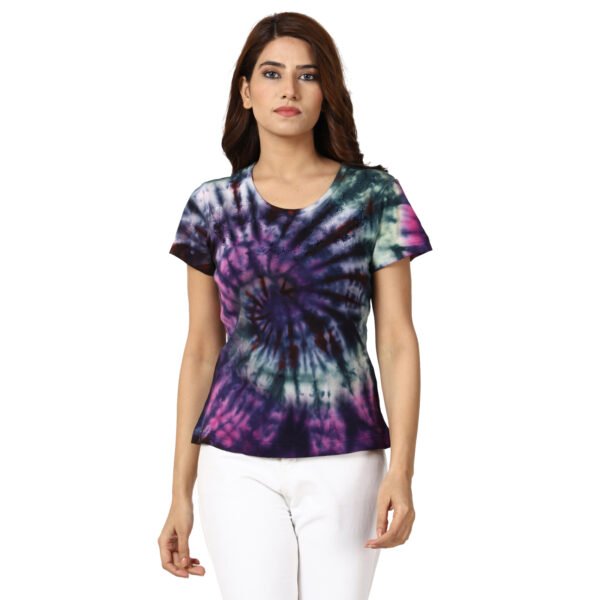Blueberry tie dye t-shirt