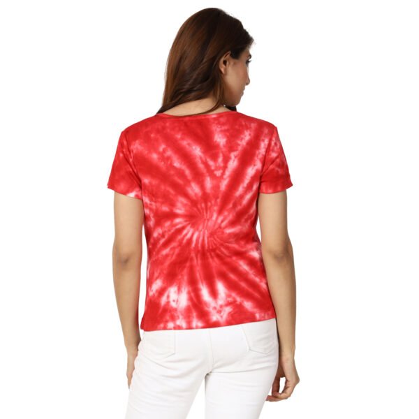 Coral tie dye t-shirt