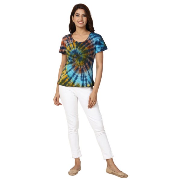 Pineapple tie dye tee