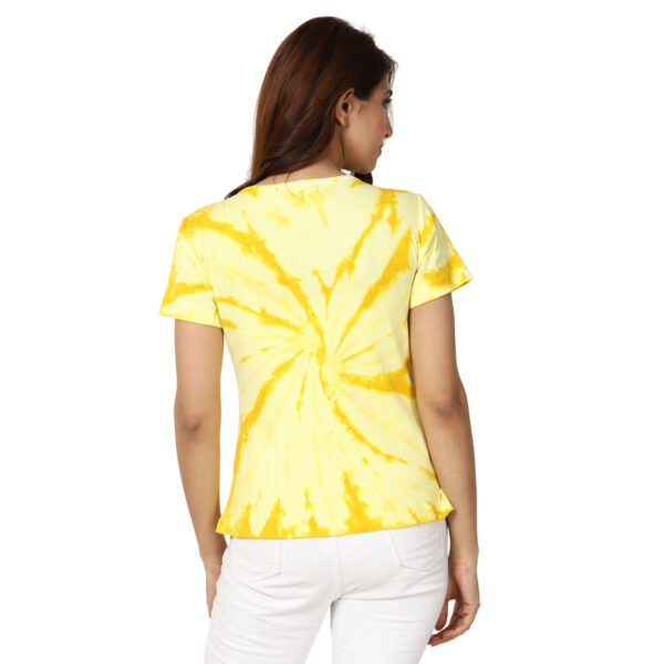 creamy tie dye tee
