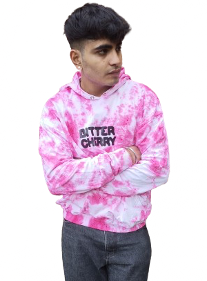 Berry Blush tie dye Hoodie