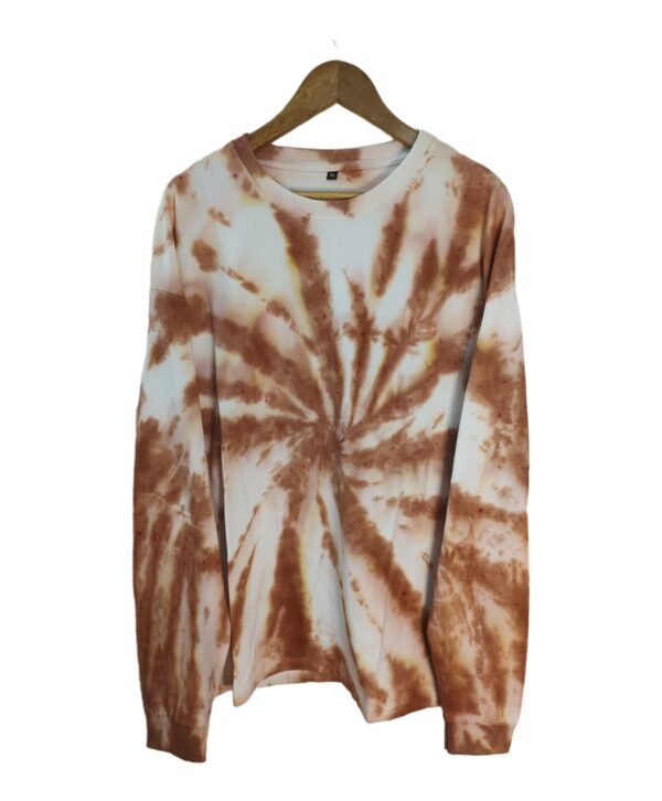 Umber spiral sweatshirt