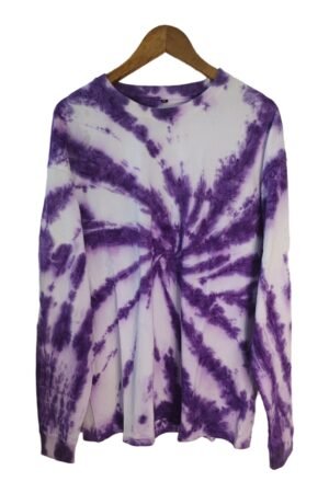 Purple spiral sweatshirts