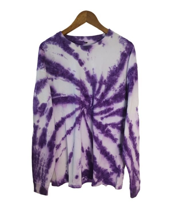 Purple spiral sweatshirts