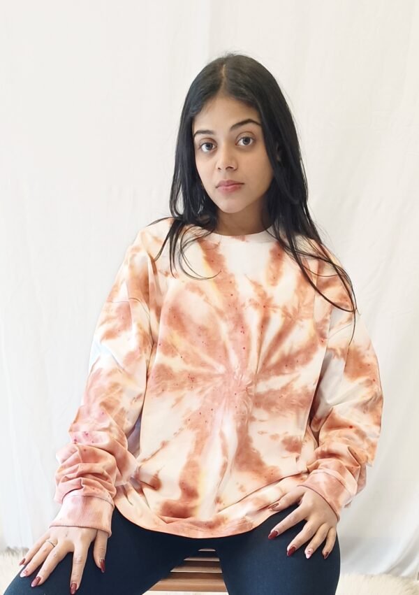 Umber  spiral sweatshirt - Image 3