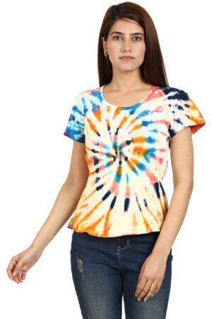 Dahlia tie dye tee