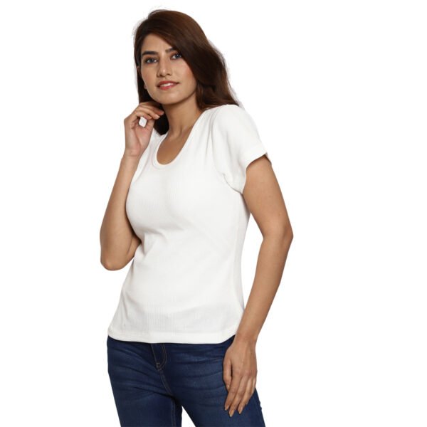 white tee front