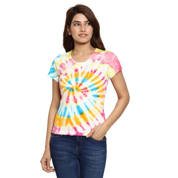 blossom tie dye tee
