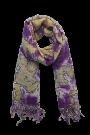 purple festive fringe