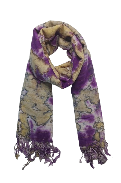 purple festive fringe