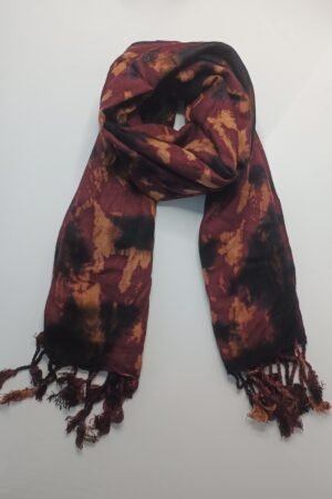 Brown spot on with fringe