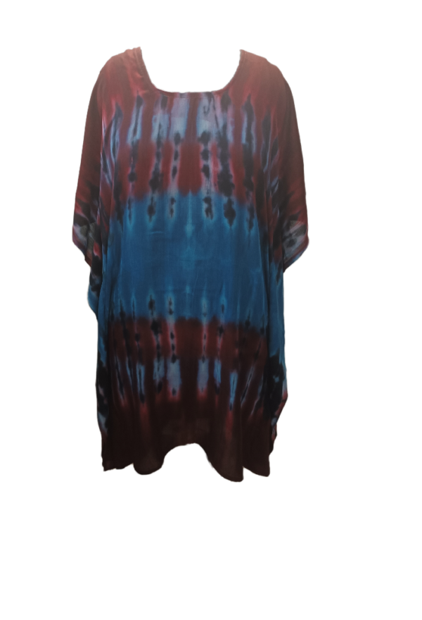 Midnight mint kaftan front