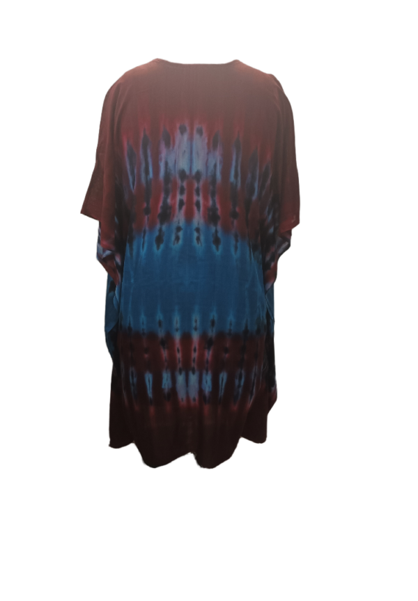 Midnight mint kaftan back