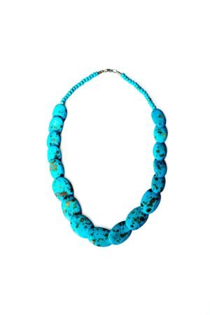 blue vibrant neckpiece
