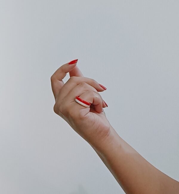 vibrant red ring
