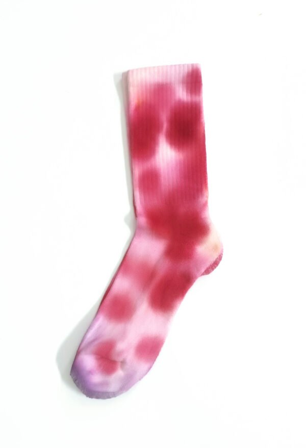 women's cerise crew socks