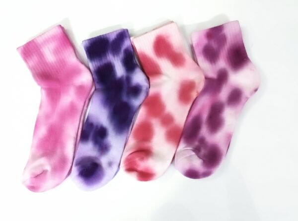 women's tie dye ankle socks