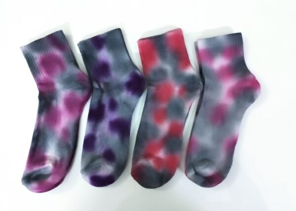 men's tie dye ankle socks