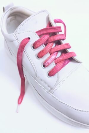 cerise tie dye shoe lace