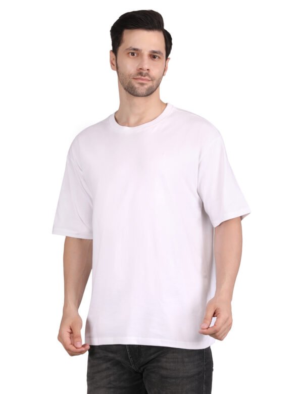 White unisex tee