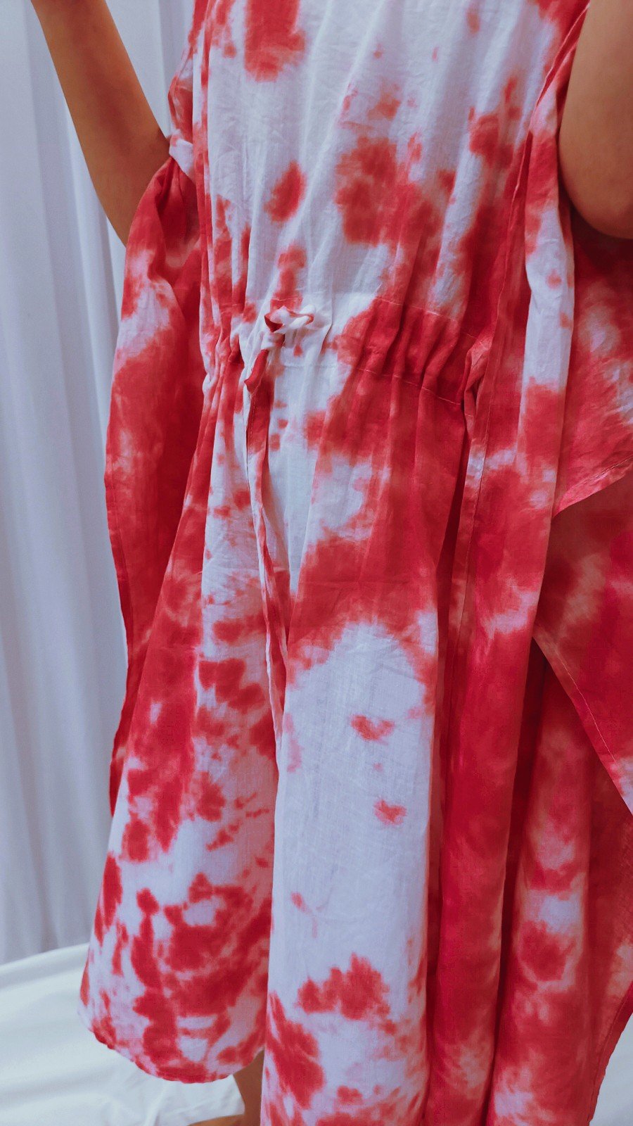 Crimson Drape Kaftan - Image 5