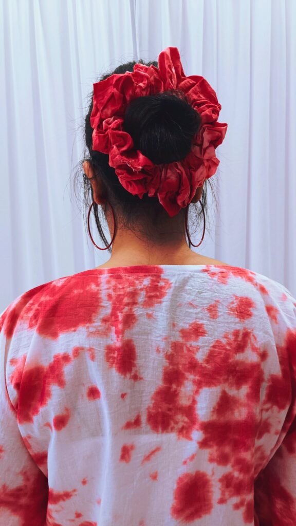 Red Loop Scrunchie