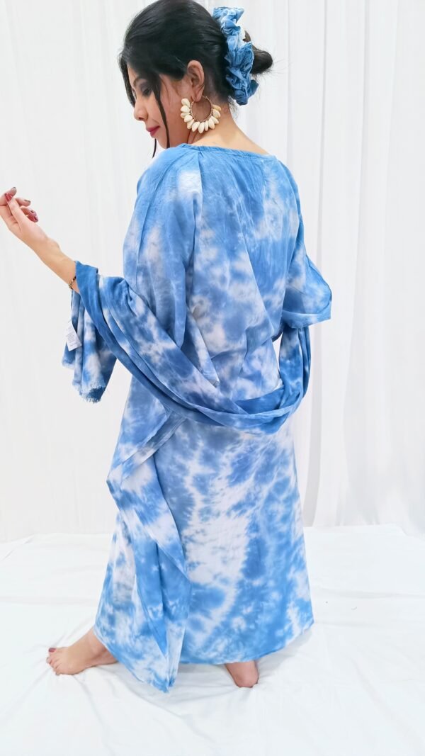 Smoke Blue Stole - Image 4