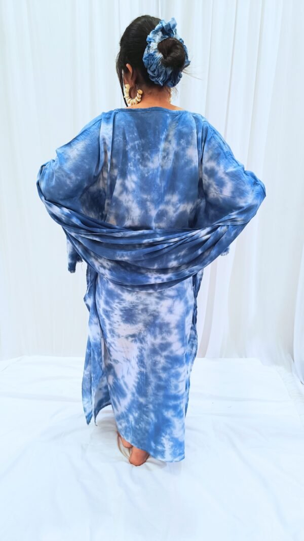 Smoke Blue Stole - Image 5