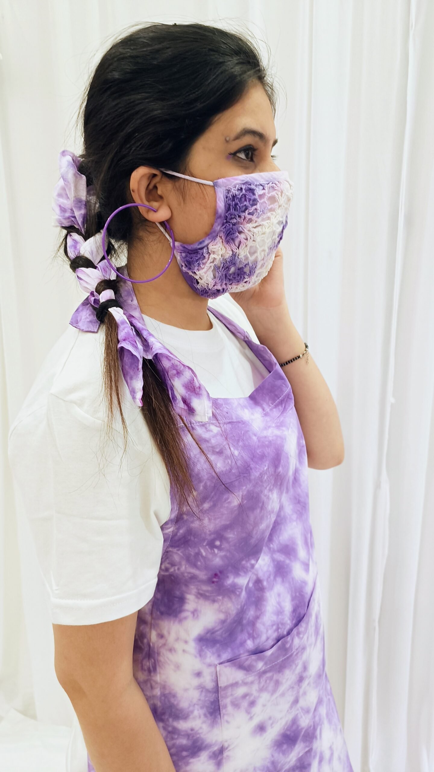 Paint purple mask Paint purple